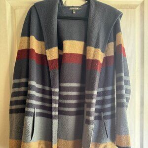 Toad & Co Stevie Sweater - Size S - Blue Multicolor Striped